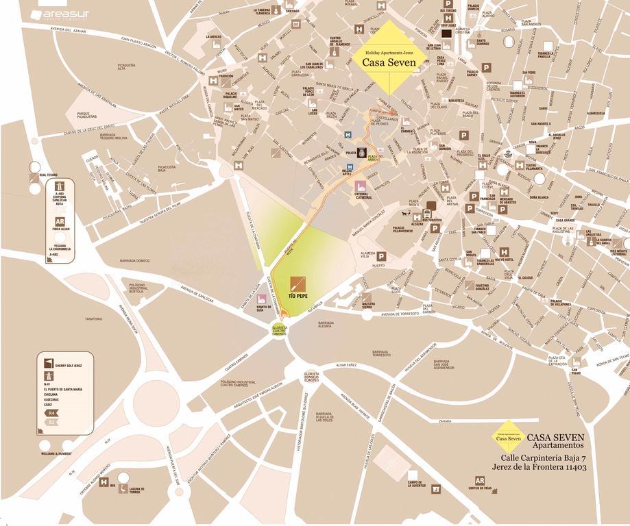 Apartmán Casa Seven Jerez Jerez de la Frontera Exteriér fotografie